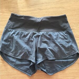 Gray Tie Dye Lululemon High Rise Speed Up - 2.5 inch - size 6